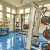 a gym with exercise equipment